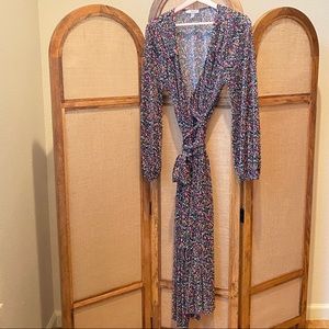 Floral Maternity Wrap dress